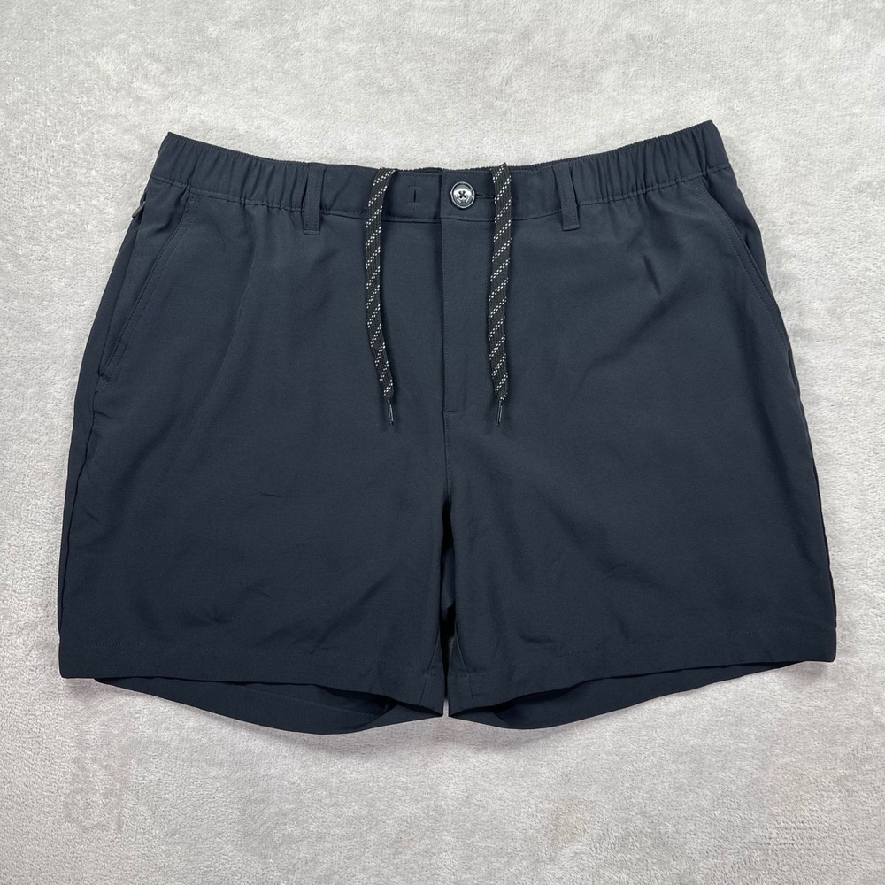 Chubbies Everywear Shorts Mens XL Black 6" Lined Performance Stretch Hybrid